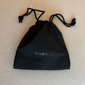 Chanel Black Drawstring Gift Pouch Dustbag (set of FIVE)